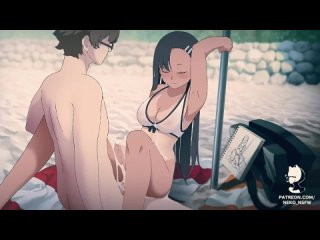 hayase nagatoro - sex on the beach; missionary; 3d sex porno hentai; (by @neko nsfw) [don t toy with me, miss nagatoro]