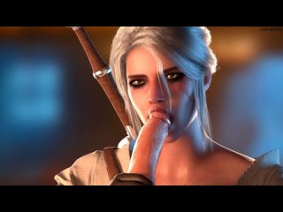 ciri - nsfw; oral sex; minet; blowjob; deepthroat; facefuck; 3d sex porno hentai; (by @cake of cakes) [the witcher]